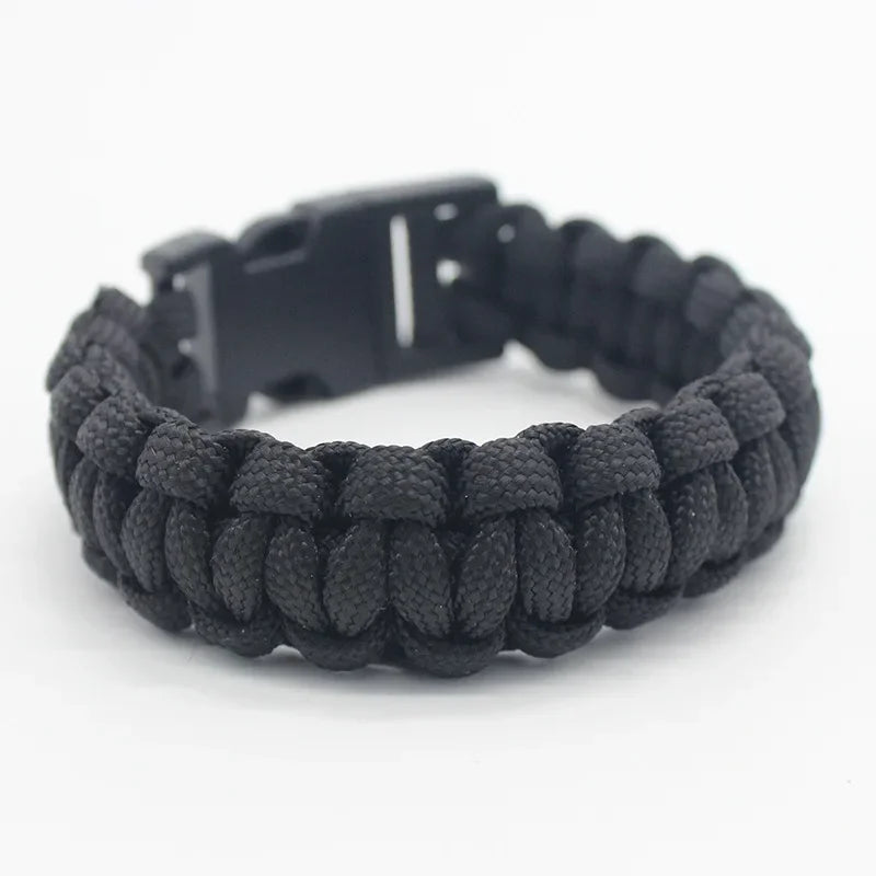 23Cm Seven Core Paracord Escape Outdoor Emergency Plaited Rope EDC Camping Survival Saving Bracelet Tools Climbing Rope Cord