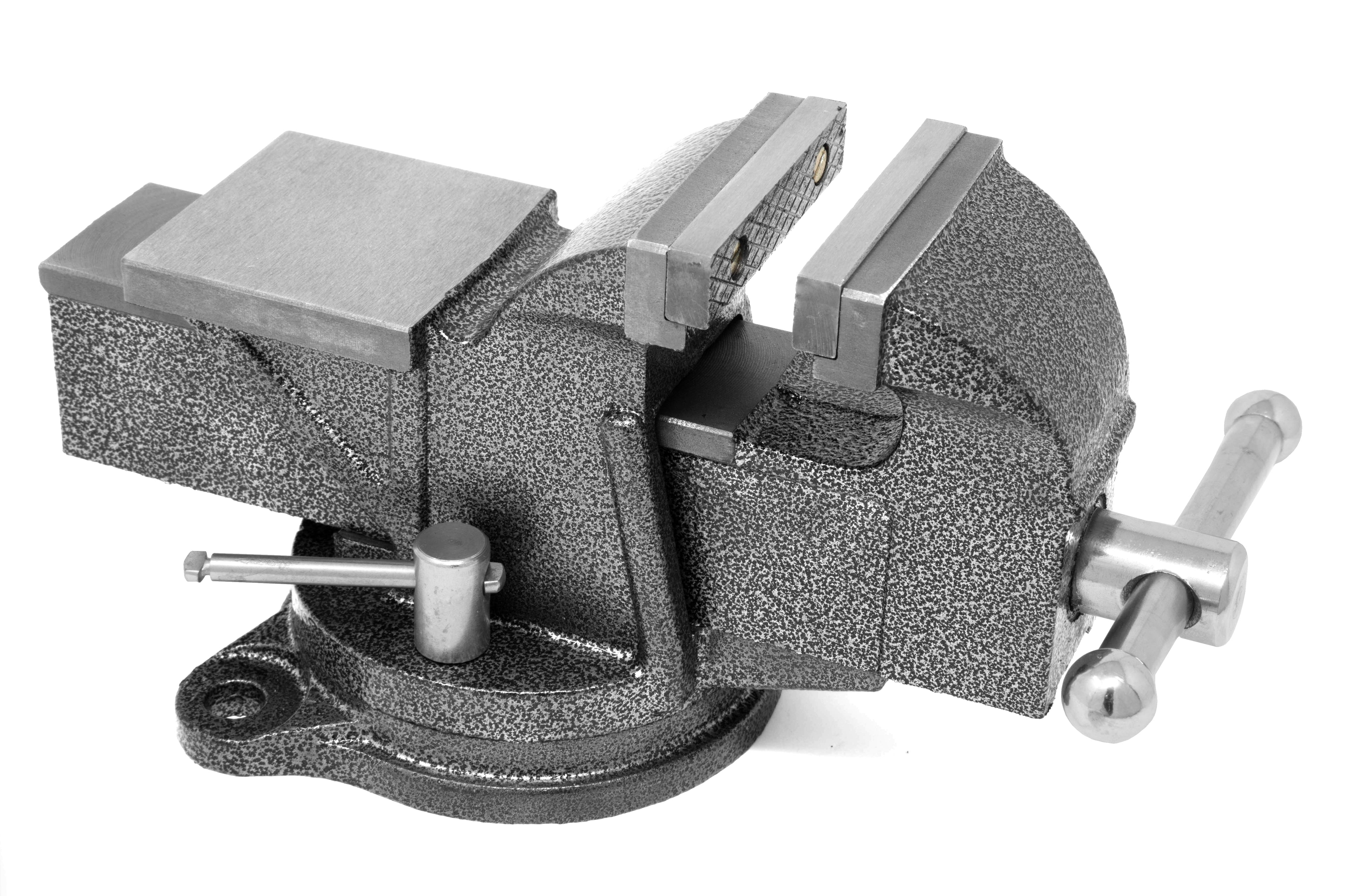 3-Inch Heavy Duty Cast Iron Bench Vise with Swivel Base