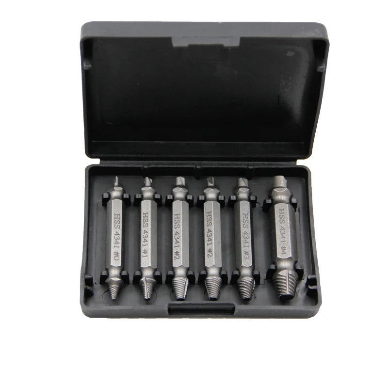 Extractor Double Head Screw Slide Tooth Removal Tool S2 Screwdriver Screwdriver Screwdriver Head Broken Wire Set