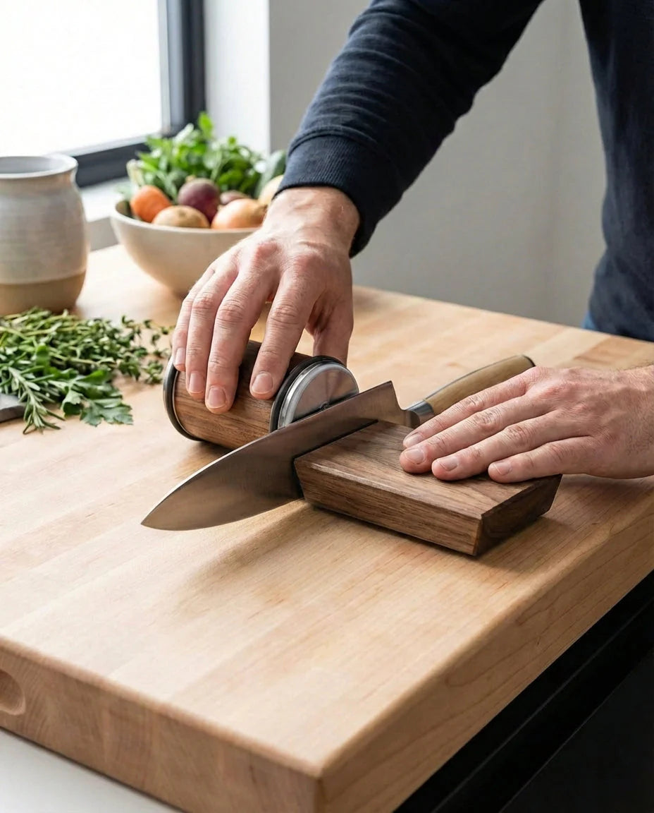 THE ROLLING EDGE | Diamond Rolling Knife Sharpener
