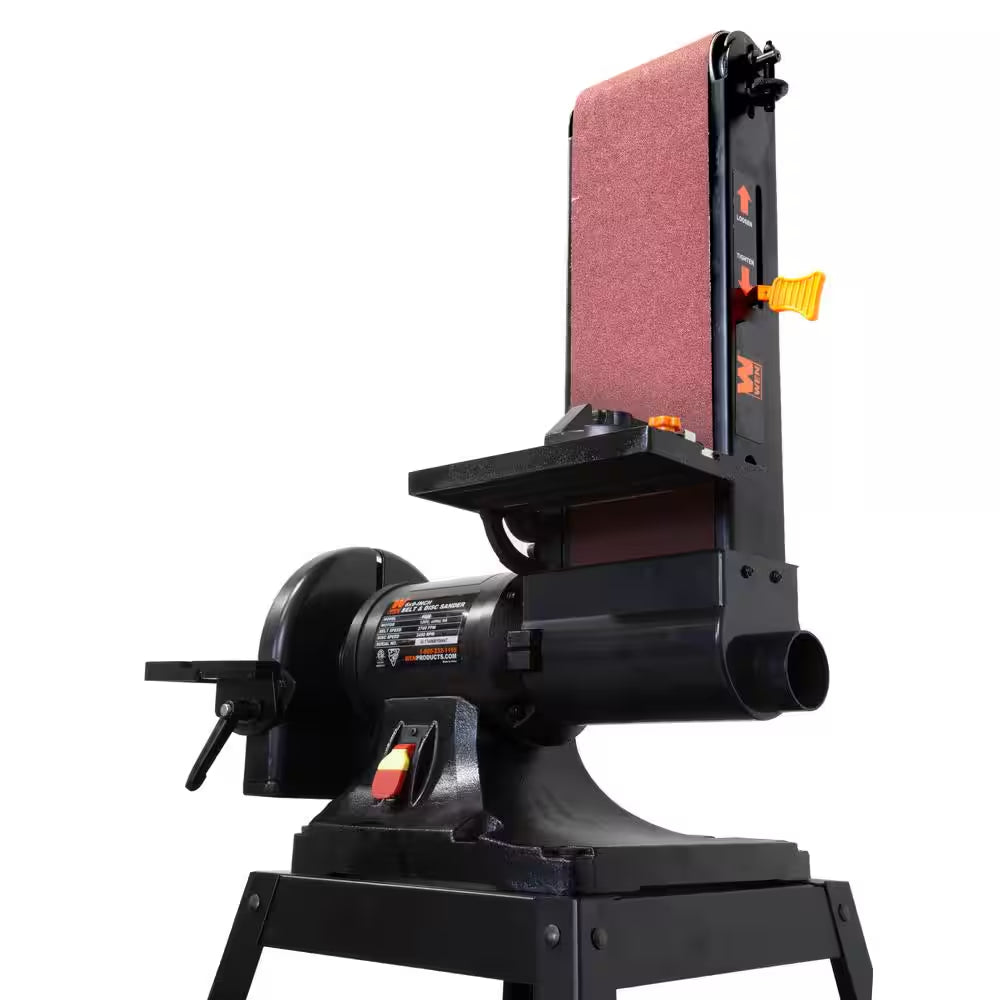 6 X 48-Inch Belt and 9-Inch Disc Sander with Stand