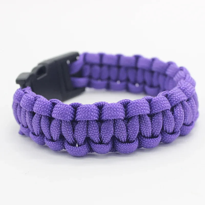 23Cm Seven Core Paracord Escape Outdoor Emergency Plaited Rope EDC Camping Survival Saving Bracelet Tools Climbing Rope Cord
