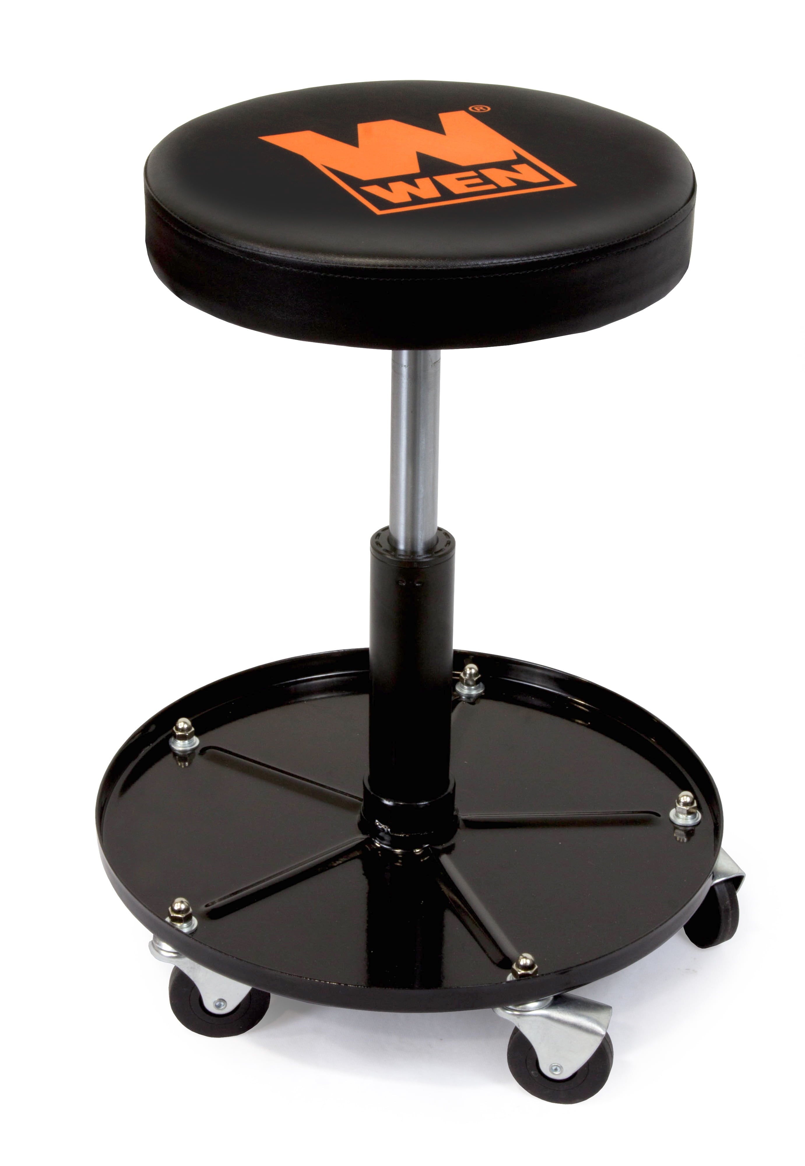 300-Pound Capacity Pneumatic Rolling Mechanic Stool