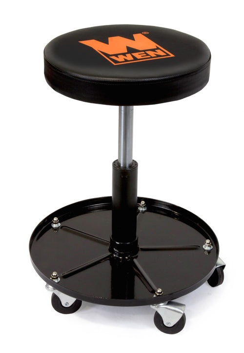300-Pound Capacity Pneumatic Rolling Mechanic Stool