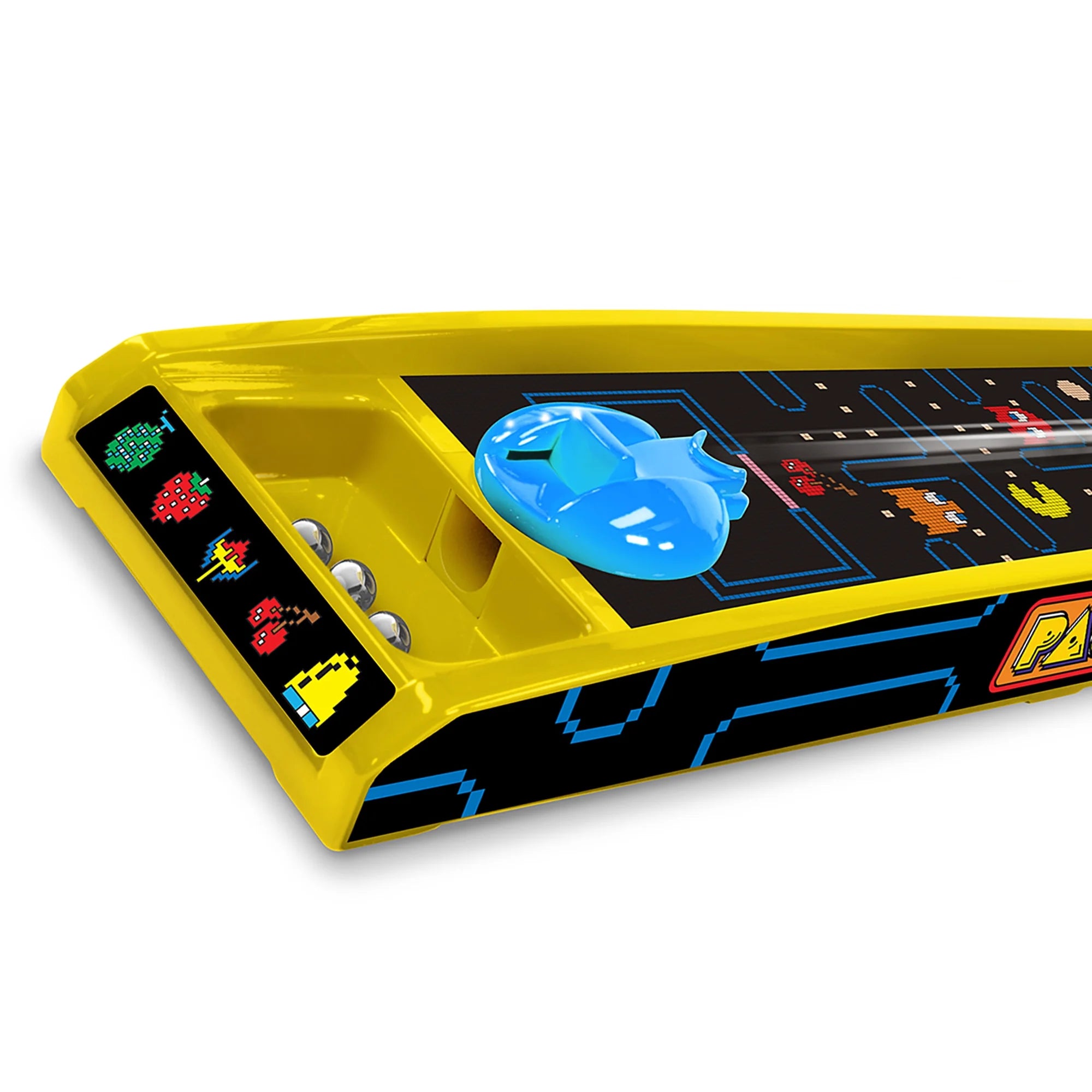 Pac-Man: Arcade Alley-Ball - Premium Series, 3 Foot Track, Lights & Sounds Tabletop Game, LED Scoreboard, Licensed, Adults & Kids 6+, 1-2 Players