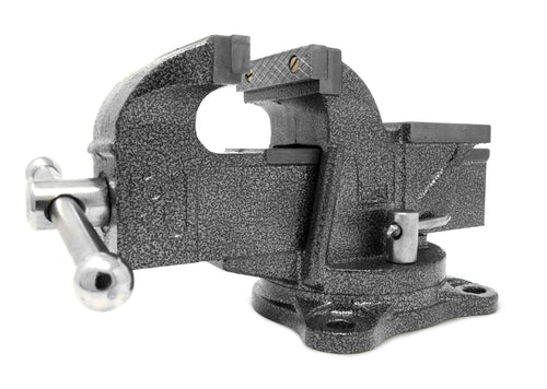3-Inch Heavy Duty Cast Iron Bench Vise with Swivel Base