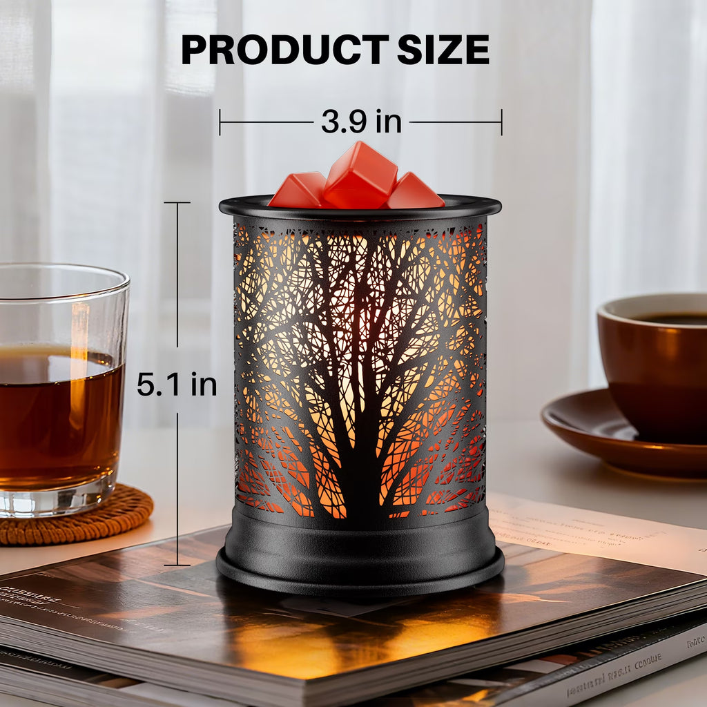 UNTIMATY Metal Wax Warmer, Electric Wax Melt Warmer for Scented Wax Fragrance Candle Oil Burner Melting Night Light for Gift Home Office Bedroom