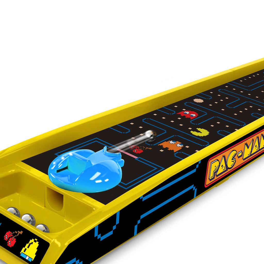 Pac-Man: Arcade Alley-Ball - Premium Series, 3 Foot Track, Lights & Sounds Tabletop Game, LED Scoreboard, Licensed, Adults & Kids 6+, 1-2 Players