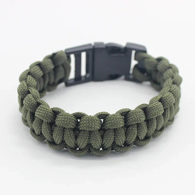23Cm Seven Core Paracord Escape Outdoor Emergency Plaited Rope EDC Camping Survival Saving Bracelet Tools Climbing Rope Cord